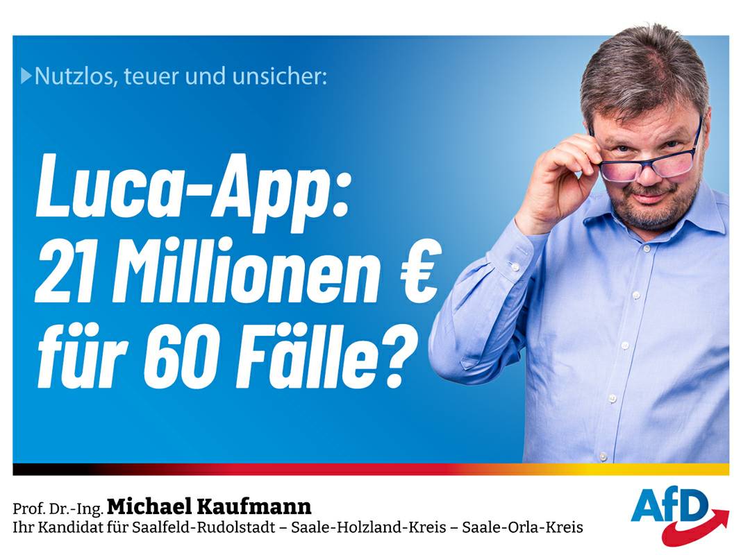 Luca-App: 21 Millionen Euro in den Sand gesetzt!