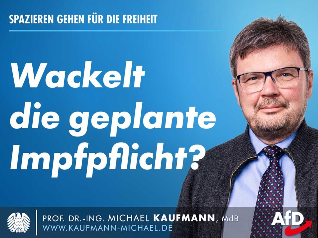 Spazieren gehen für die Freiheit: Wackelt die geplante Impfpflicht?
