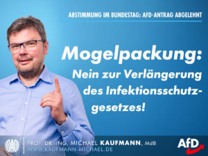 Mogelpackung Infektionsschutzgesetz: Nein zur Verlängerung!