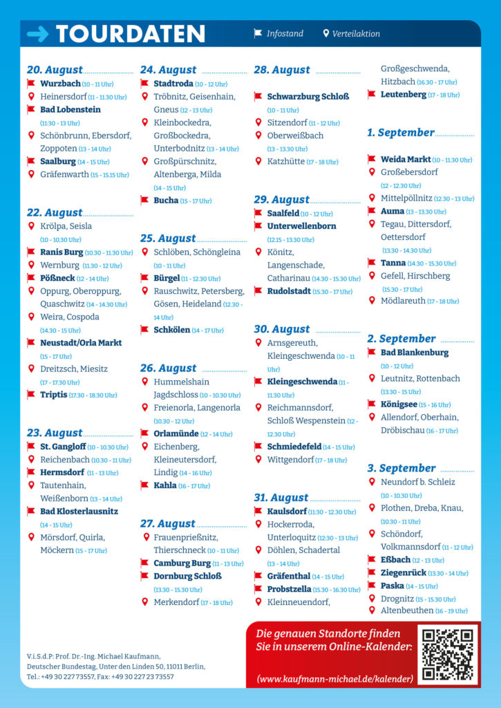 Kaufmann vor Ort / Sommertour 2022