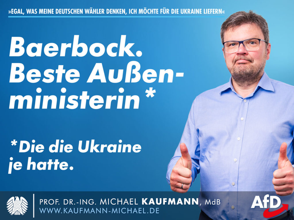 Baerbock. Beste Außenministerin (die die Ukraine je hatte)
