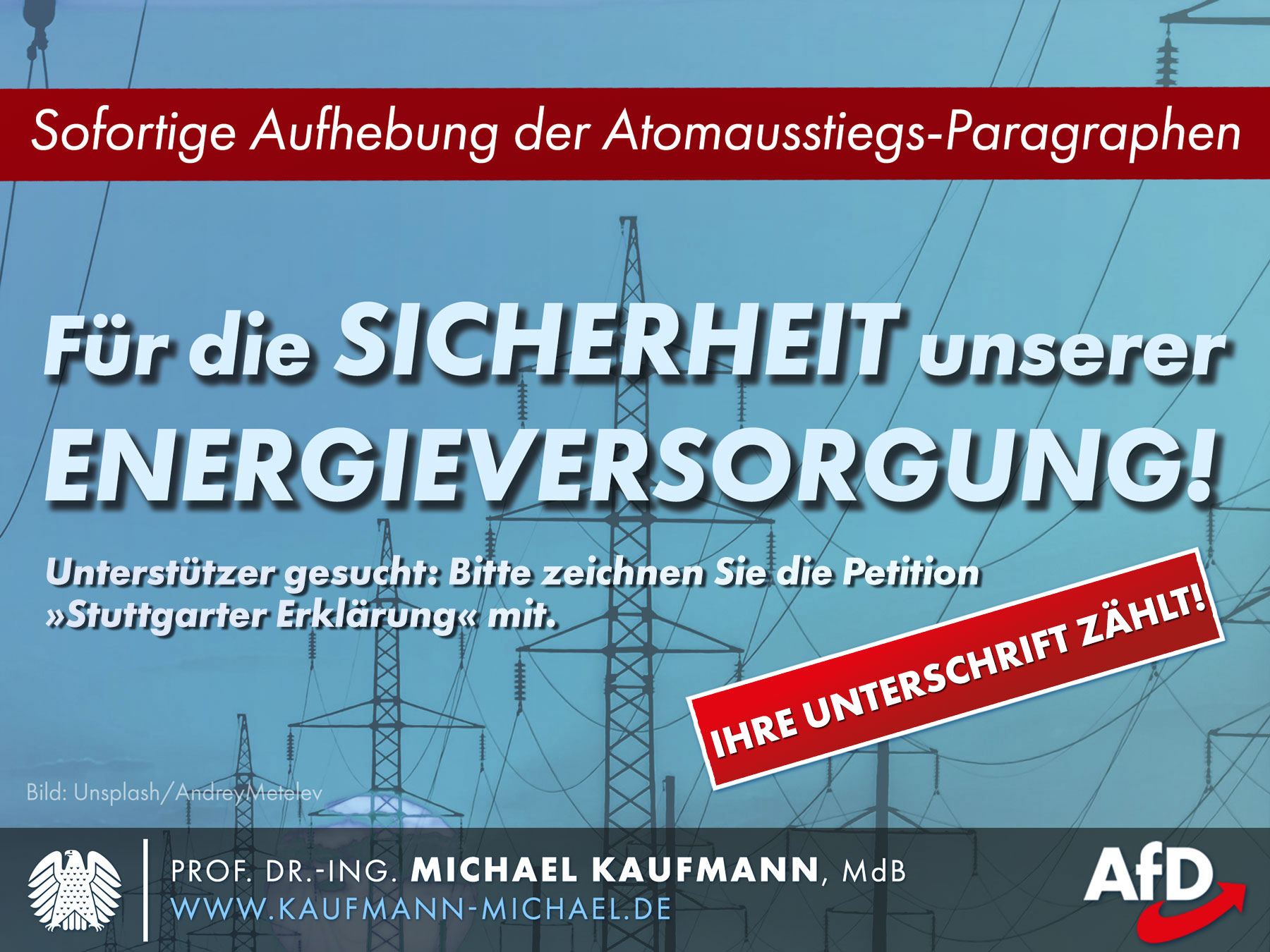 "Stuttgarter Erklärung" - Aufhebung der Atomausstiegs-Paragraphen gefordert
