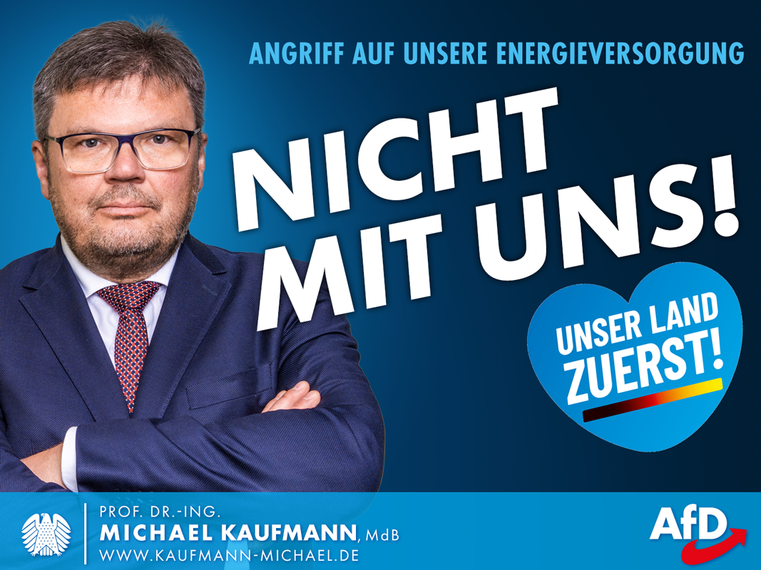 Angriff auf unsere Energieversorgung: Nicht mit uns!