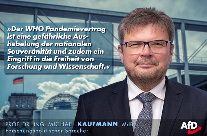 DFG sieht in WHO Pandemievertrag Einschränkung für die Forschung