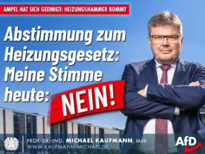 Abstimmung zum Heizungshammer: Meine Stimme heute: NEIN!