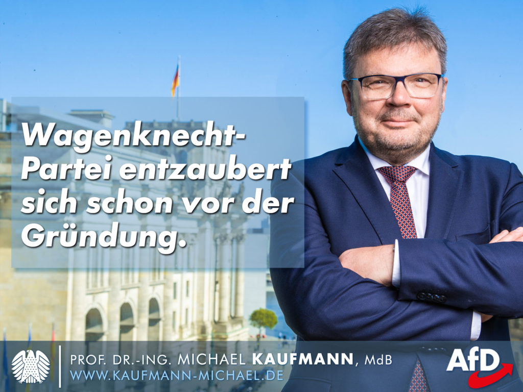 Wagenknecht-Partei entzaubert sich schon vor Gründung