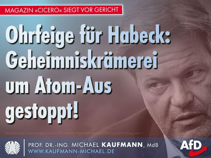 Ohrfeige für Habeck: Geheimniskrämerei um Atom-Aus gestoppt!