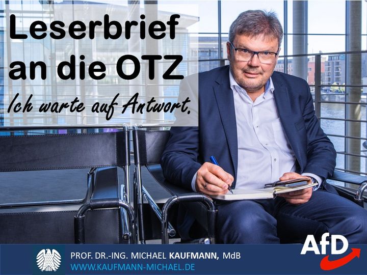 Leserbrief an die OTZ: Ich warte auf Antwort